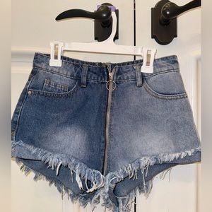 Shein Blue Jean Shorts